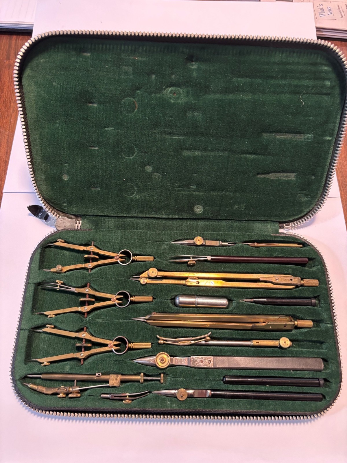 Vintage Dietzgen Drafting Set