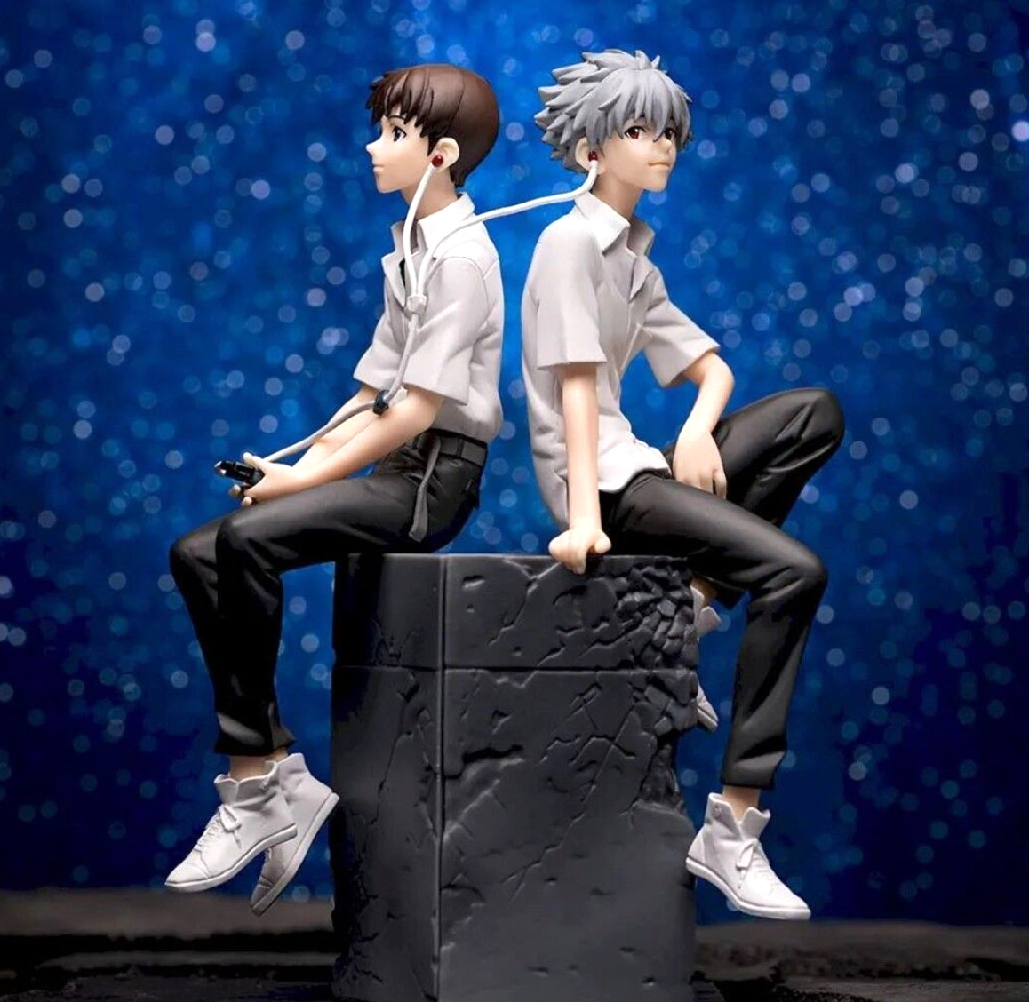 Evangelion PreEvangelion Figure New Theatrical  VIGNETTEUM Shinji & Kaworu Set