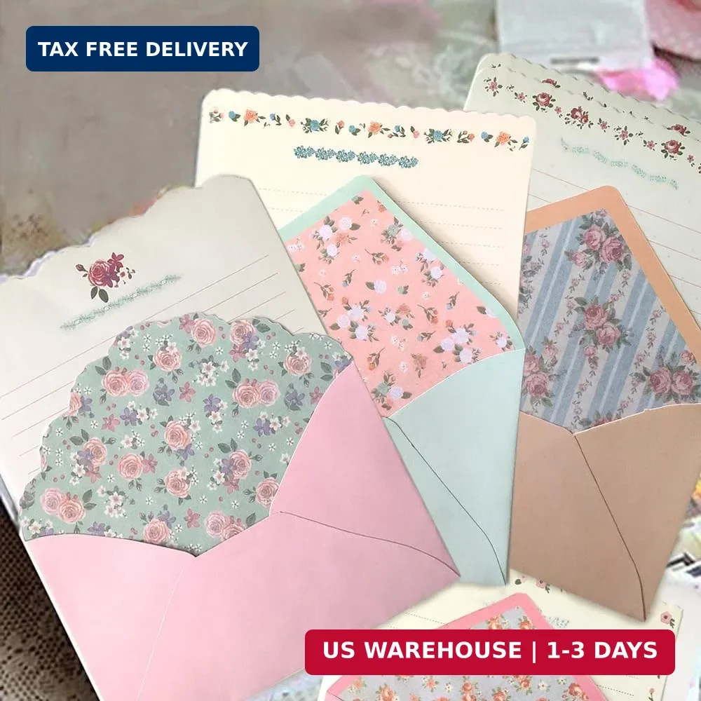 32 Cute Kawaii Lovely Special Design Writing Stationery Paper with 16 Envelope -