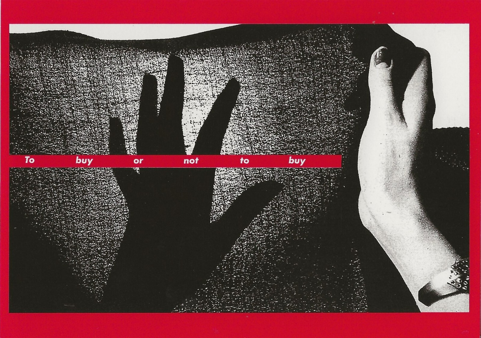 Postcard Barbara Kruger 