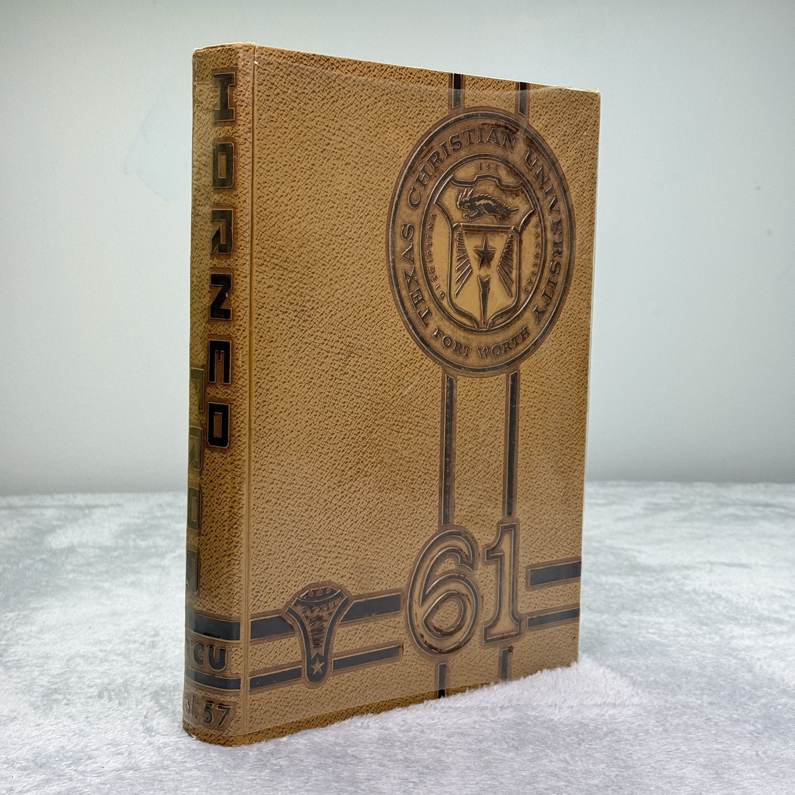 1961 TCU Horned Frog Yearbook (w/Bob Lilly All-Am) Vol 57 w/ Original Dust Cover