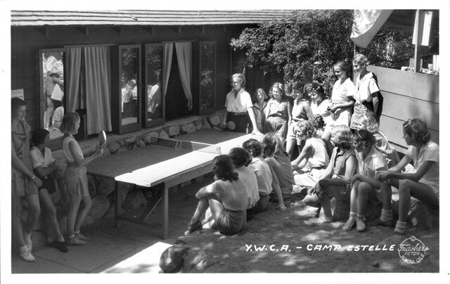 Y.W.C.A. - Camp Estelle California 1950s OLD PHOTO 1 Y.W.C.A. - Camp Estelle California 1950s OLD PHOTO 1