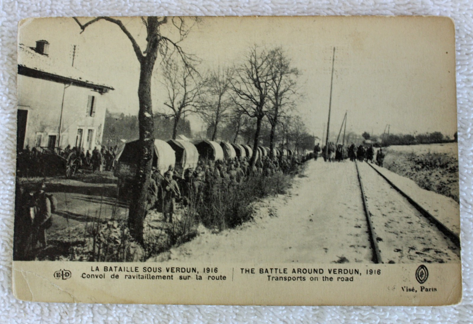Set of 3 Vintage French and German WWI Post Cards Verdun 1916 Set of 3 Vintage French and German WWI Post Cards Verdun 1916