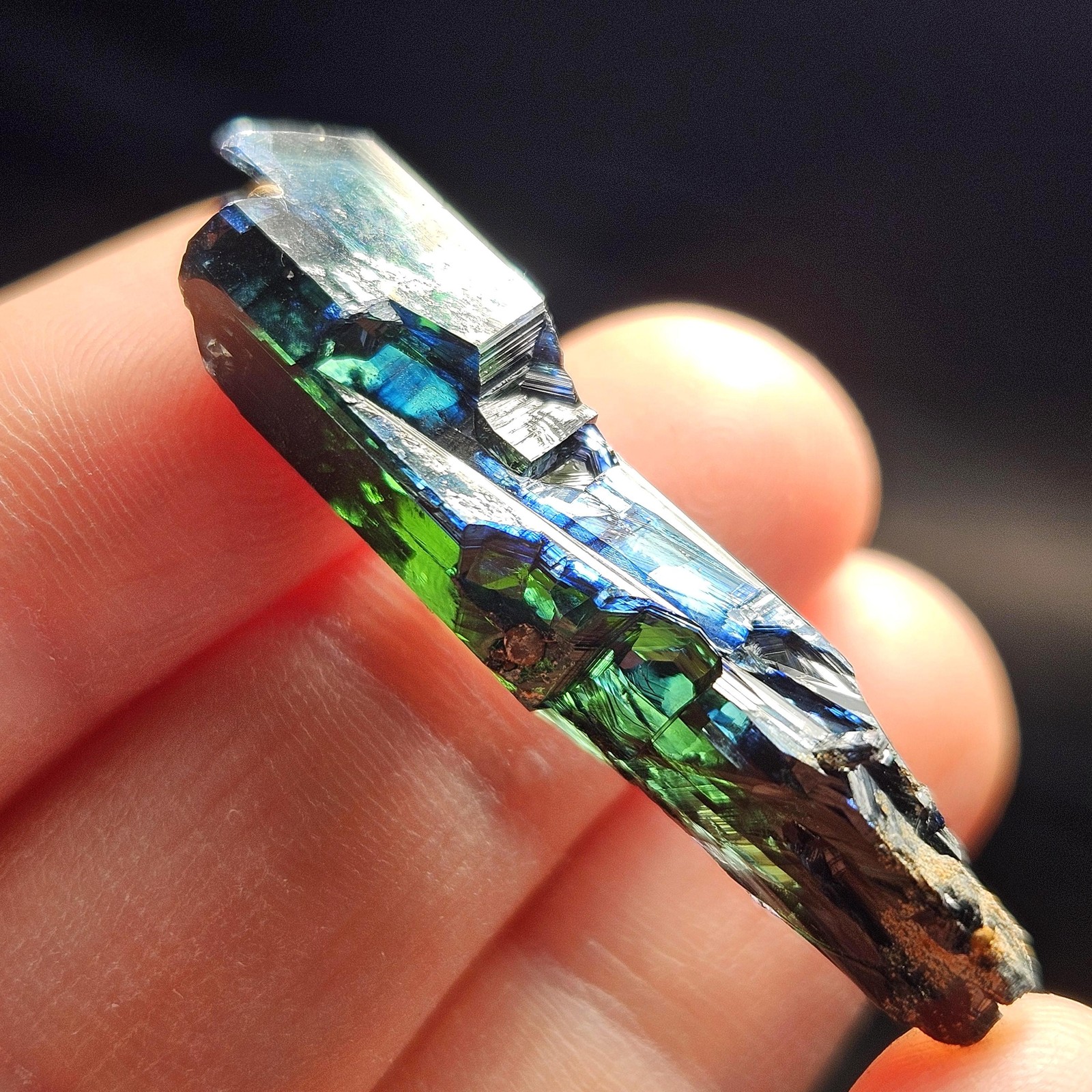 Terminated Vivianite Crystal, High-Grade Specimen Terminated Vivianite Crystal, High-Grade Specimen