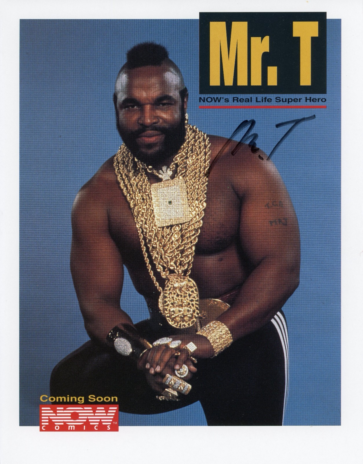 Mr. T ~ Signed Autographed Photo The A-Team ~ PSA DNA Mr. T ~ Signed Autographed Photo The A-Team ~ PSA DNA