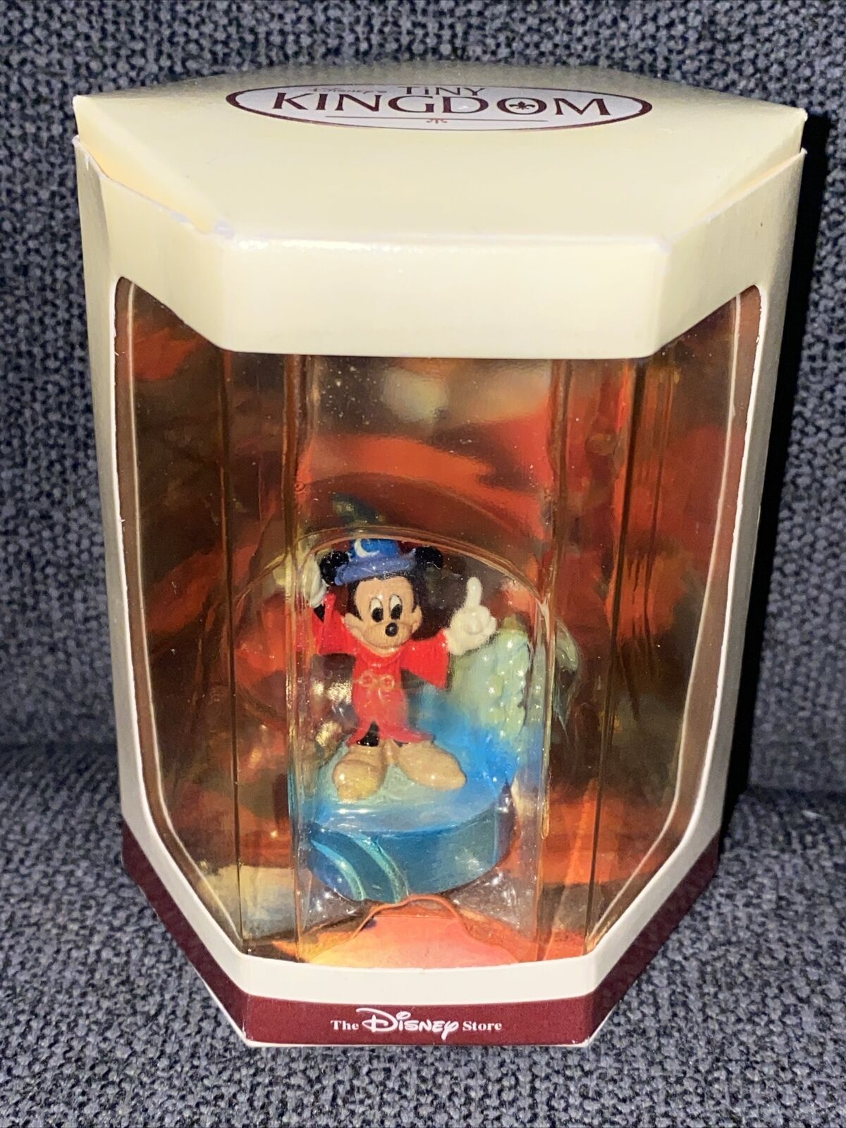 Rare Mickey Mouse 1940 Sorcerer Tiny Kingdom Fantasia Figure Box Disney