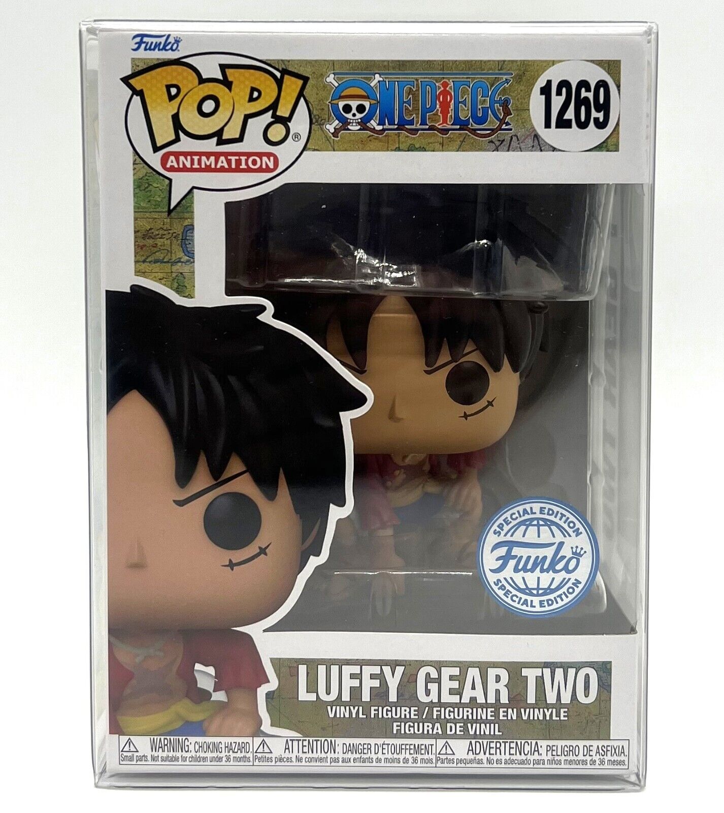 Funko Pop One Piece Luffy Gear Two #1269 Special Edition w/Protector