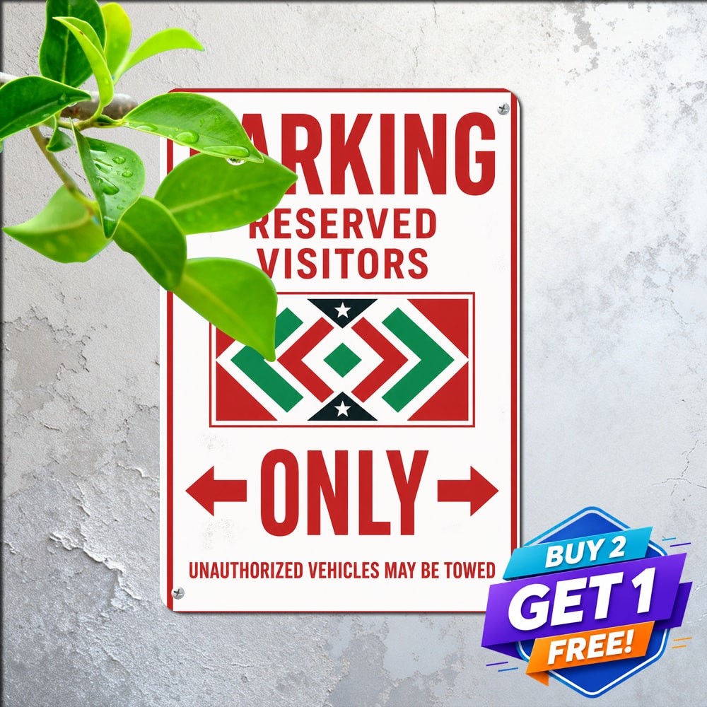 Welsh Country Parking Only Metal Sign Outdoor Vehicle Safety Plaque 8x12