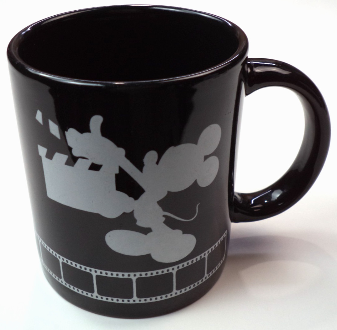 VTG 1987 Disney MGM Studios Mickey Mouse Movie Clapboard Ceramic Coffee Mug