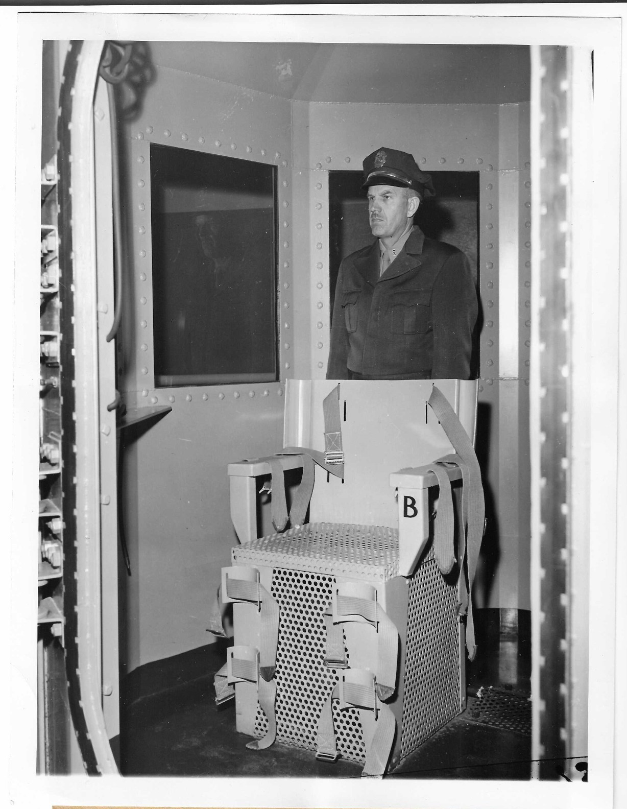 Caryl Chessman 1960 Photo Gas Chamber Execution Eve Vintage AP Press 9x7 Glossy