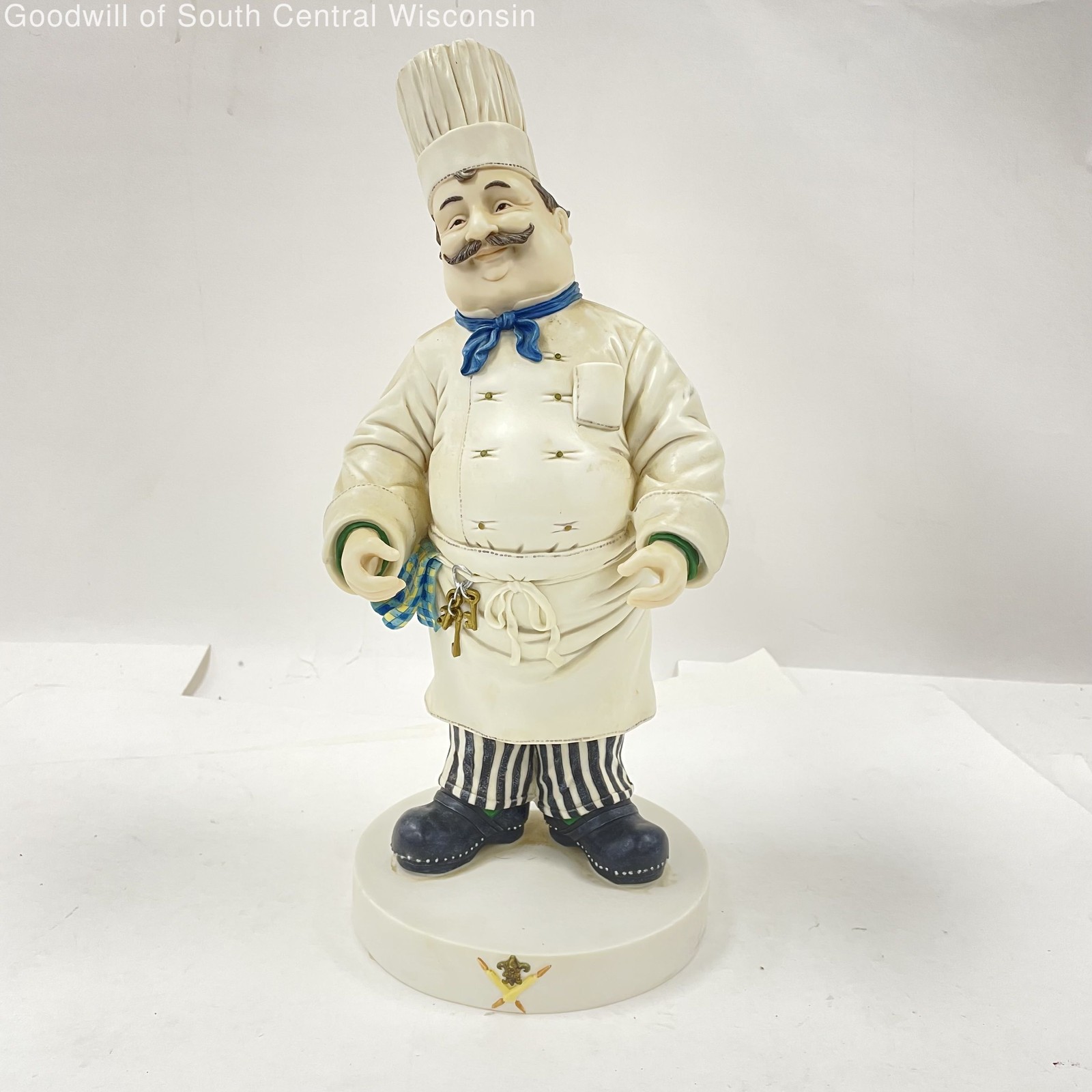 Vintage 1998 Tracy S. Flickinger Mud Pie Chef Figurine Statue Kitchen Decor
