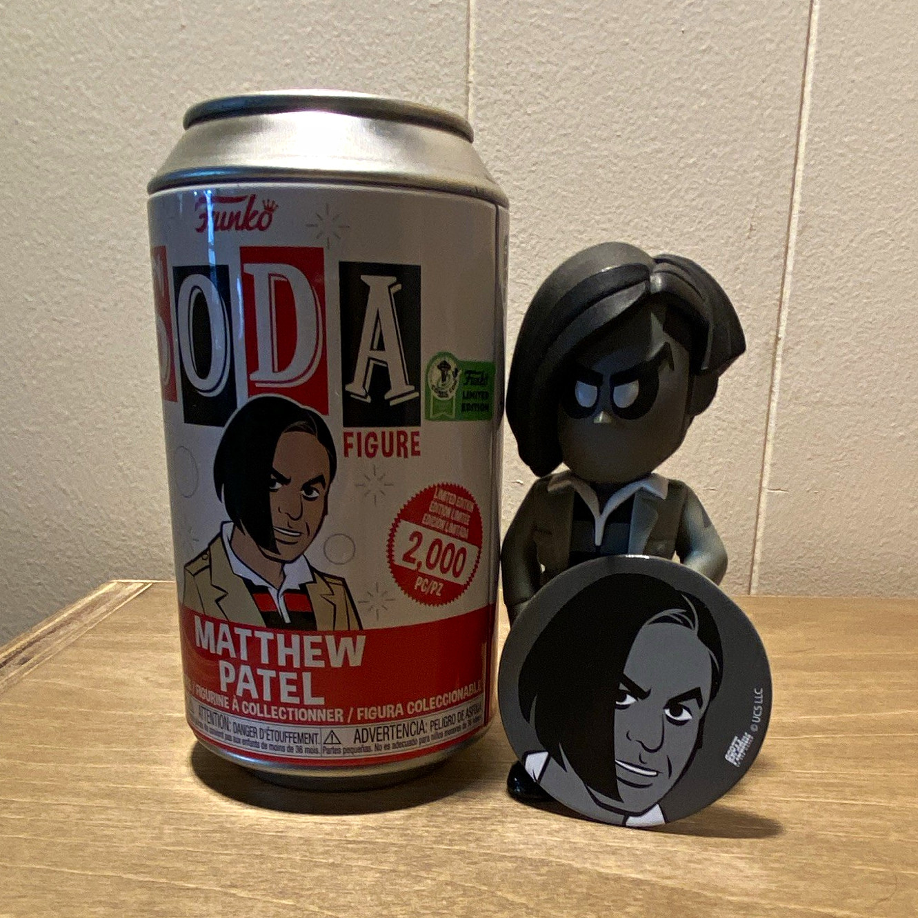 Funko Soda Matthew Patel Vinyl Figure Chase ECCC Exclusive CHASE 1/300