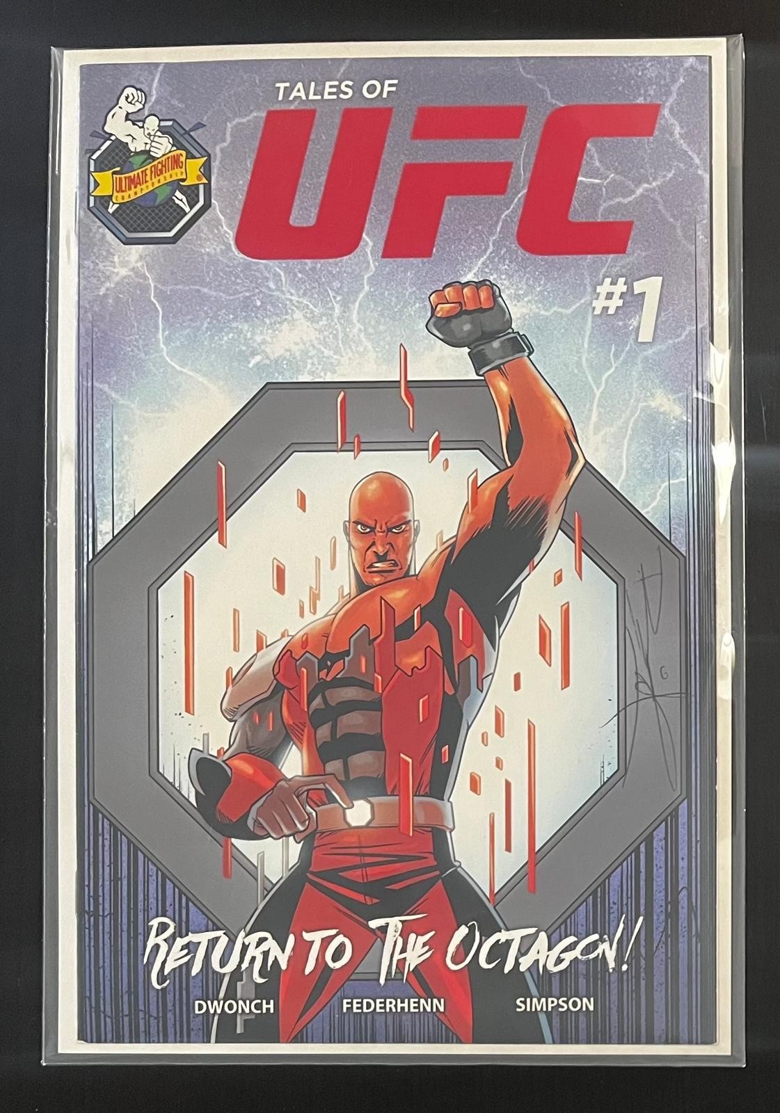 TALES OF UFC #1 Return to the Octagon Comic Book - RARE 1st Edition - HIGH GRADE