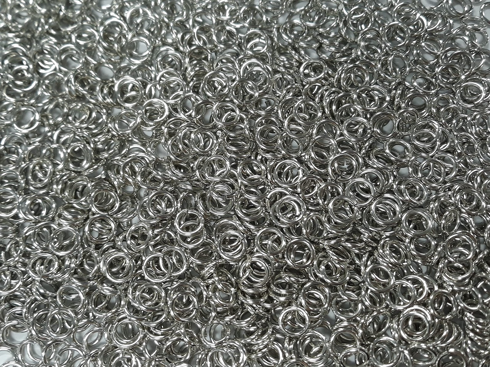 1 Pound Bright Aluminum Chainmail Jump Rings 16G 1/4