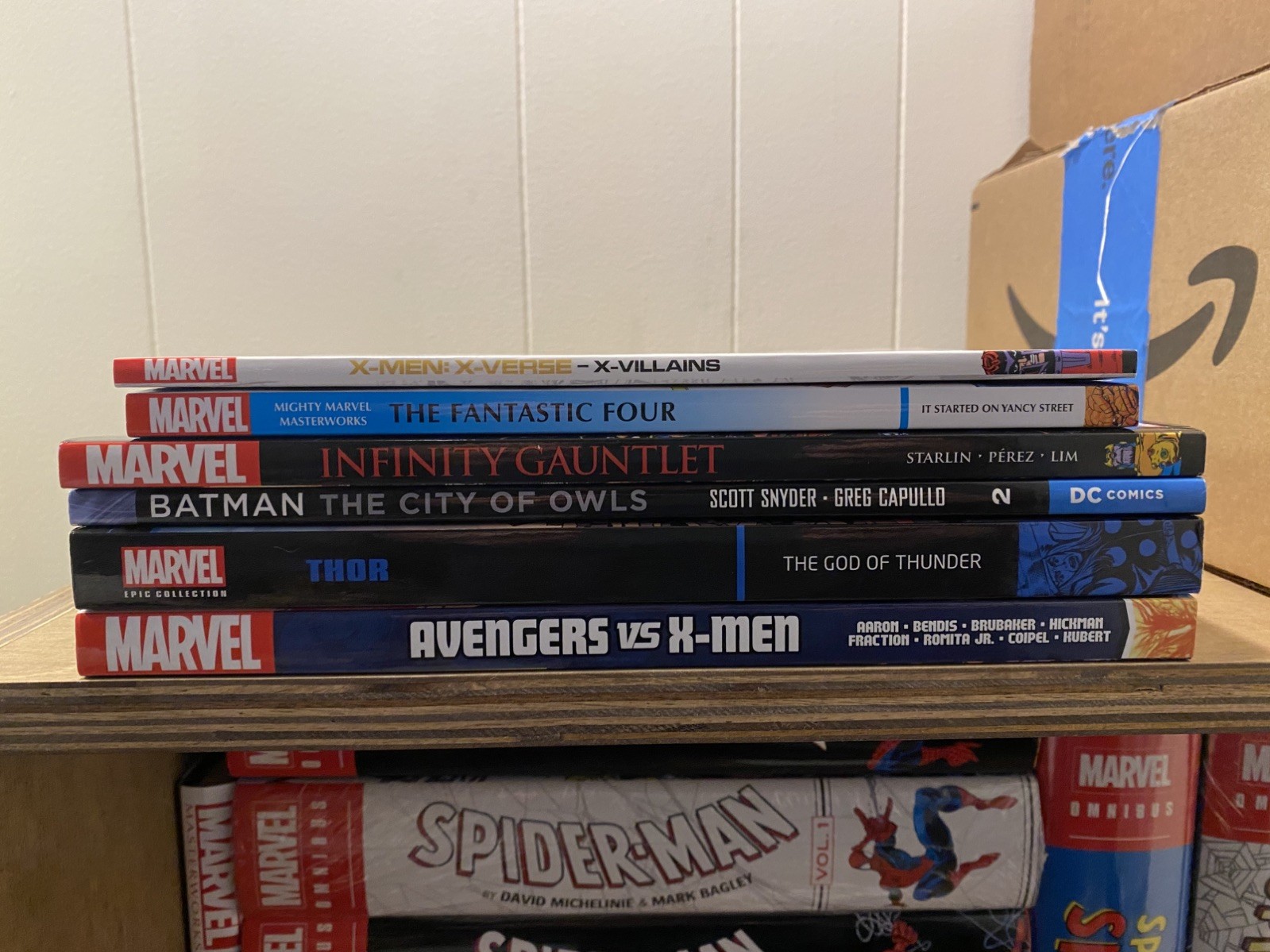 DC/ Marvel TPB Comic Lot Batman, Thor, X-men, Fantastic Four, Events $150+ Value DC/ Marvel TPB Comic Lot Batman, Thor, X-men, Fantastic Four, Events $150+ Value