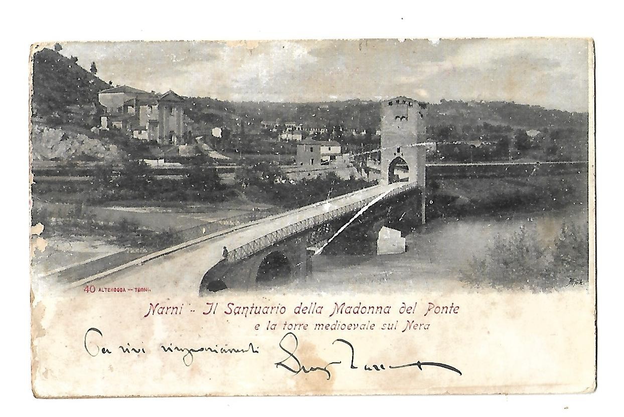 Terni - Narni Sanctuary of the Madonna del Ponte and the Tower on the Black