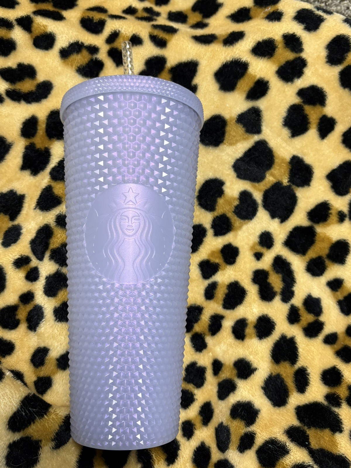 Starbucks 2021 Holiday Bling Studded Cold Cup Tumbler - 24oz Lavender Purple