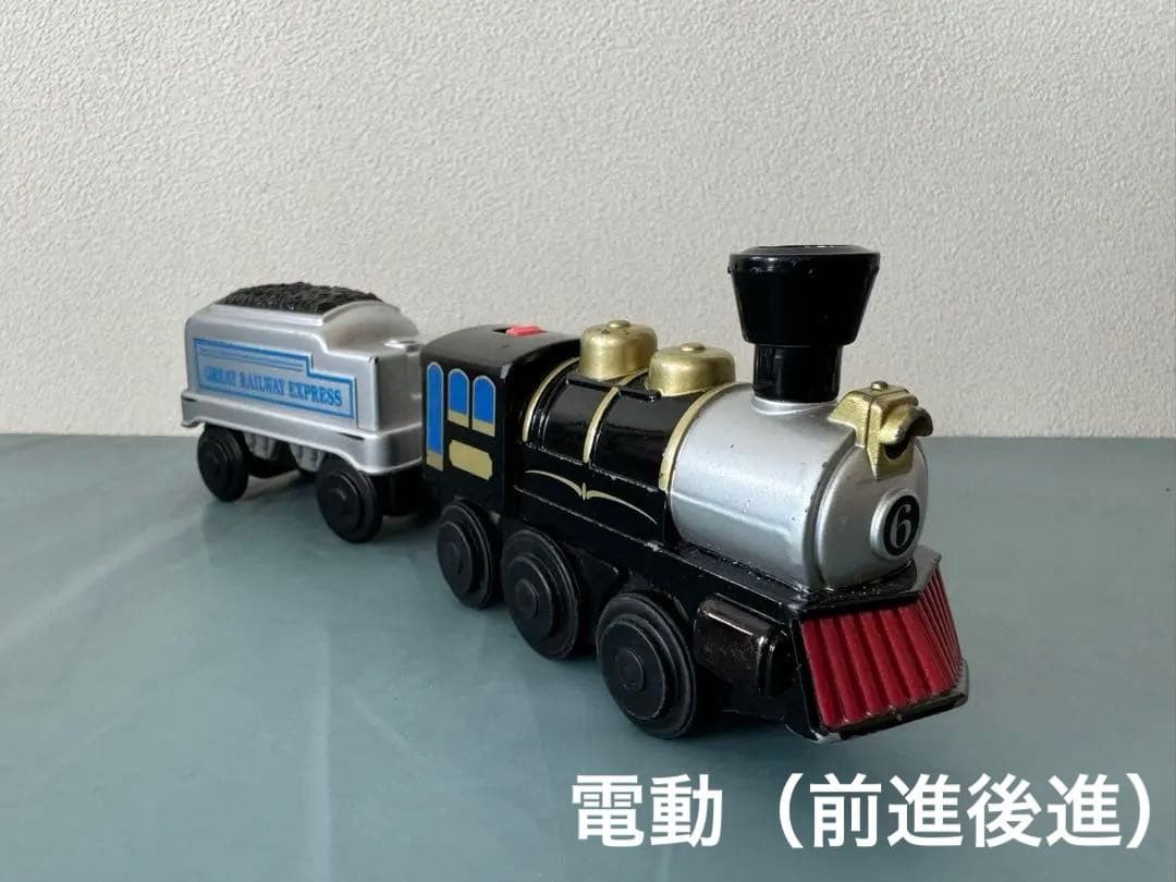 Learning Curve Wooden Great Railway Express Motorized Engine Age 15+
