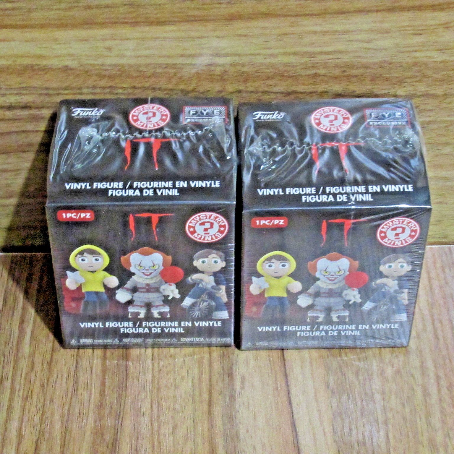 FUNKO MYSTERY MINIS 🔥IT SERIES 1  - FYE EXCLUSIVE🔥TWO FACTORY SEALED BOXES
