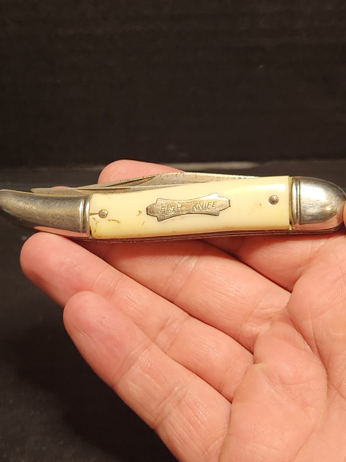 Vintage Imperial Folding Fish Knife Fisherman’s Favorite Made In USA