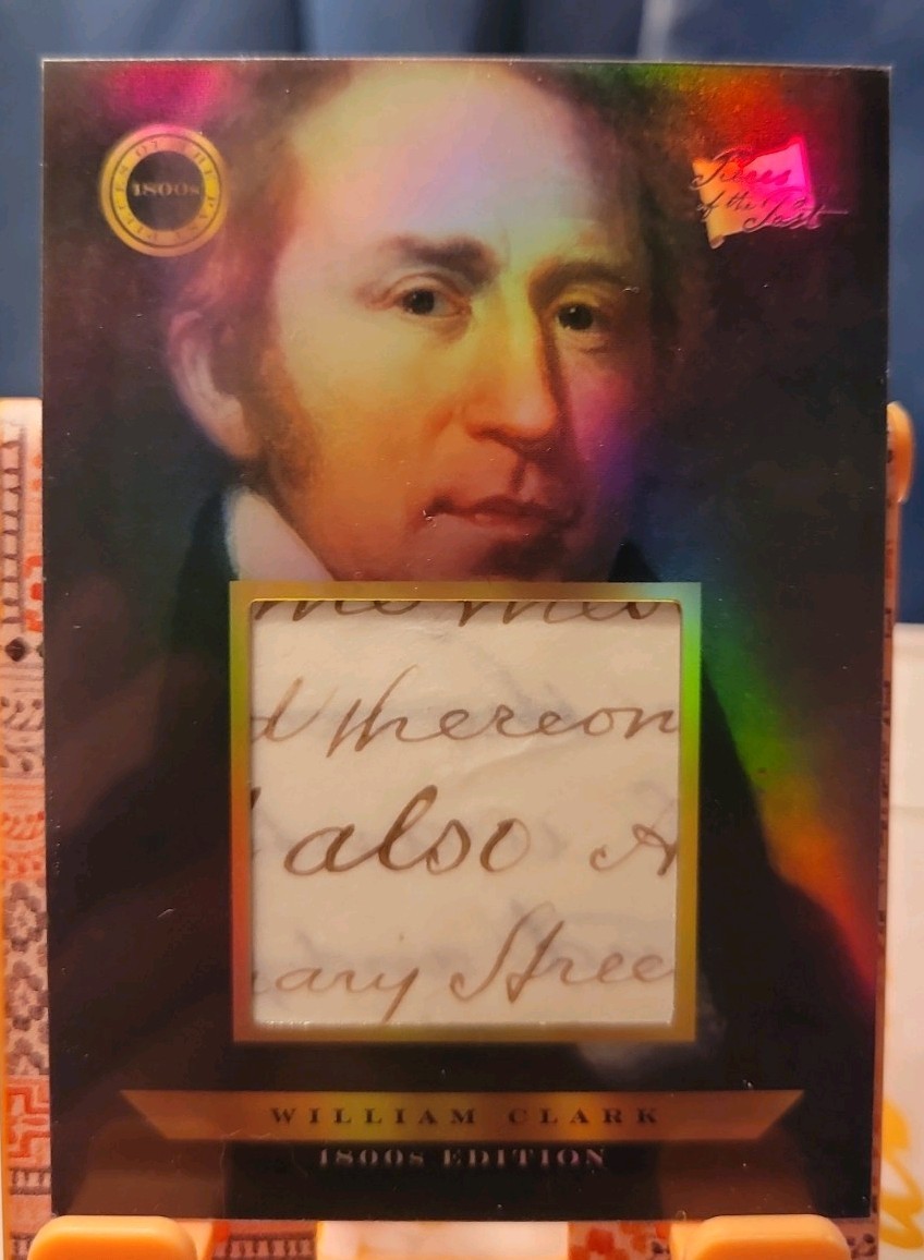 2024 Pieces of the Past 1800s Edition WILLIAM CLARK #154 Handwritten Relic 2024 Pieces of the Past 1800s Edition WILLIAM CLARK #154 Handwritten Relic