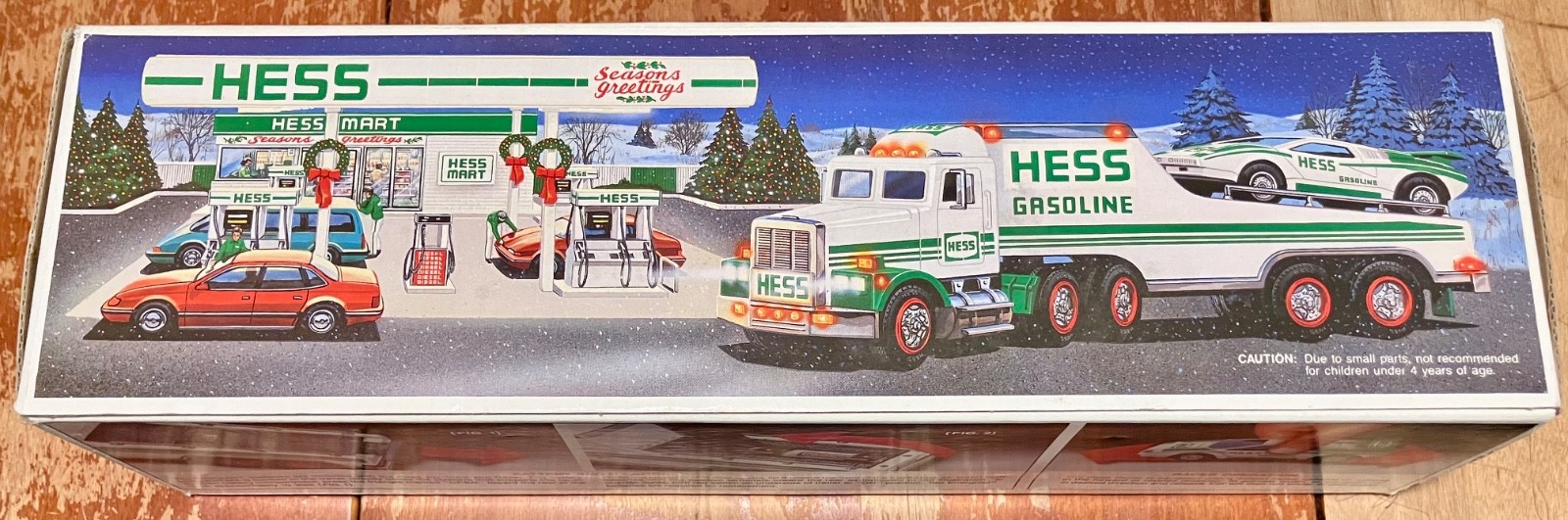 Vintage 1991 Hess Toy Tanker Truck New In Original Box  NIB Batteries Required