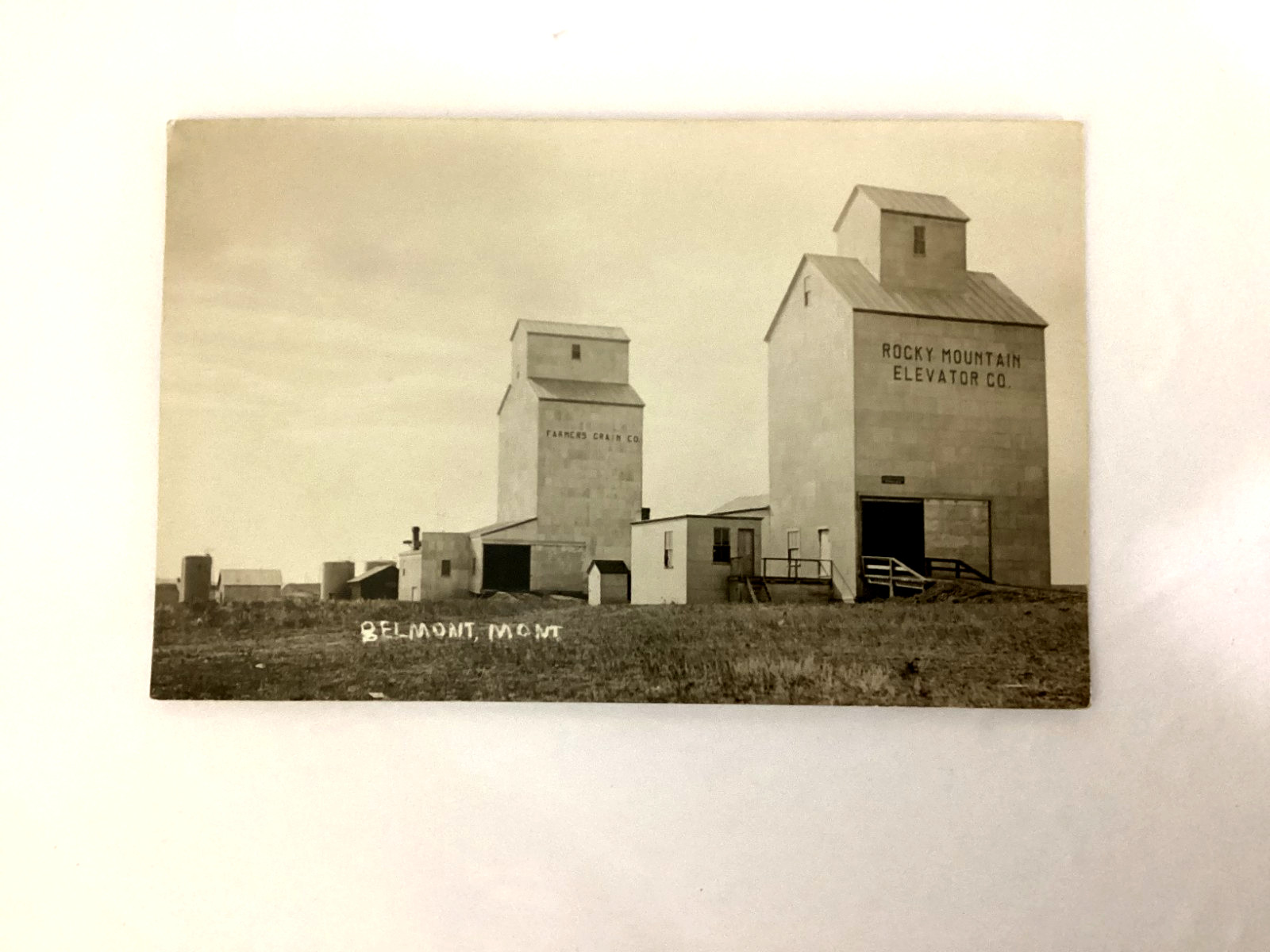 ANTIQUE NOKO RPPC BELMONT MONTANA ROCKY MOUNTAIN ELEVATOR CO UNPOSTED
