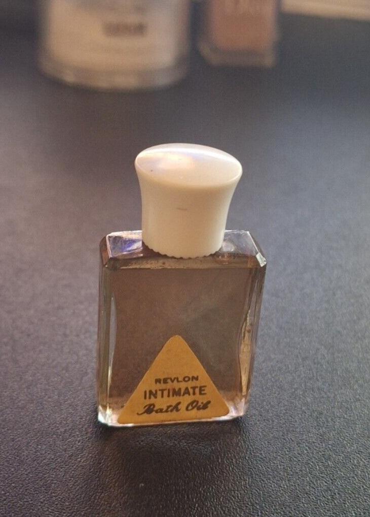 Vintage Revlon INTIMATE Bath Oil New Never Tested Miniature