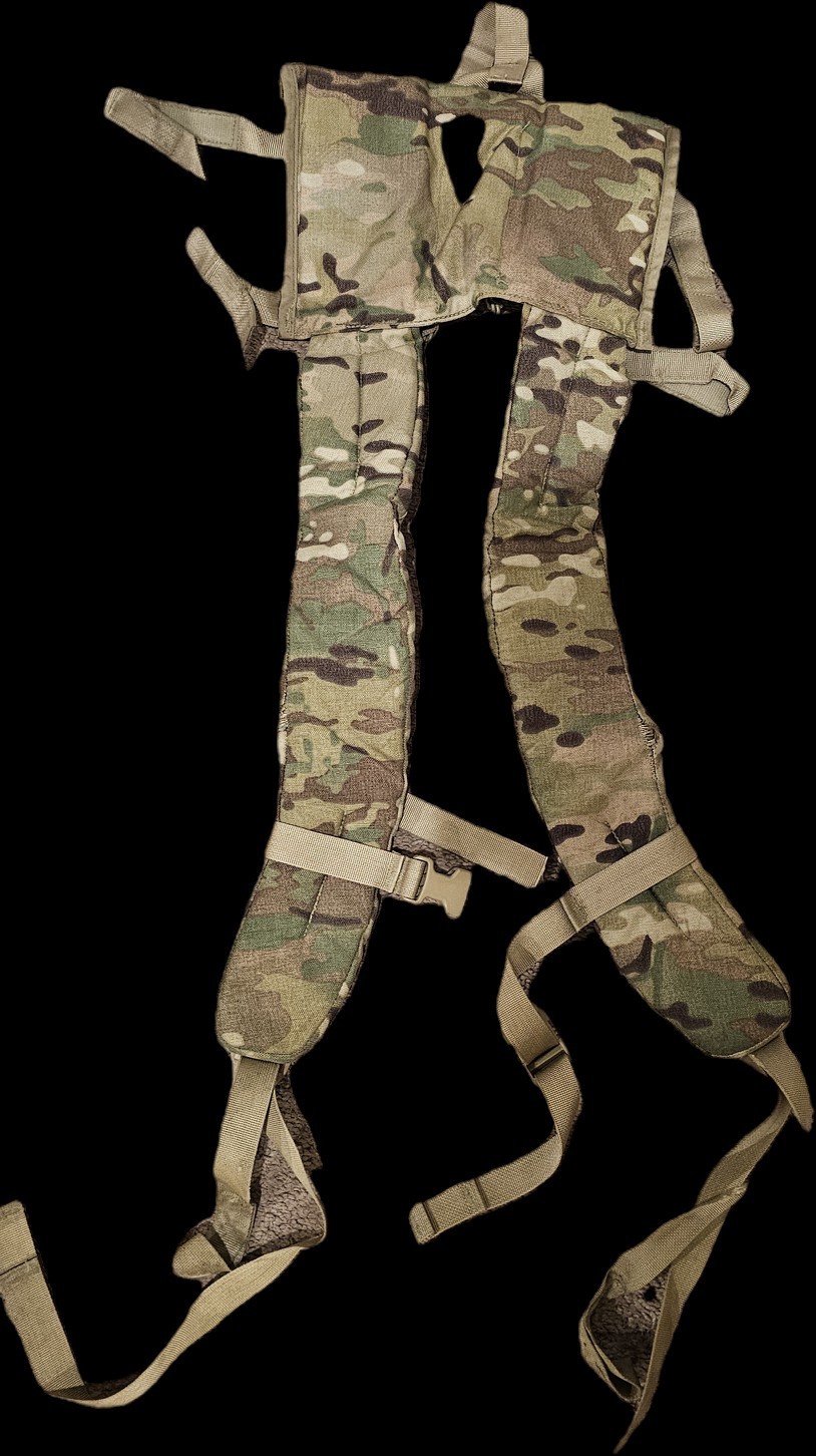 *DAMAGED * USGI MOLLE II OCP Enhanced Shoulder Frame Straps NSN 8465-01-580-1864