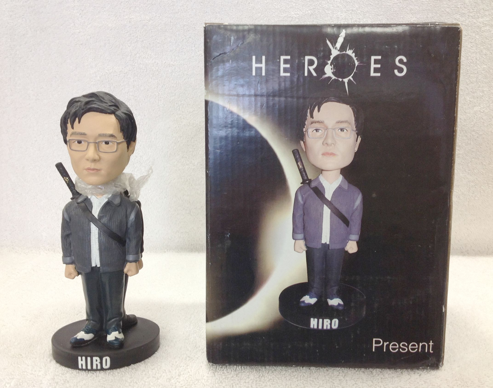Hiro NBC Heroes Series Future and Hiro DUAL Promotional Bobble Bobblehead