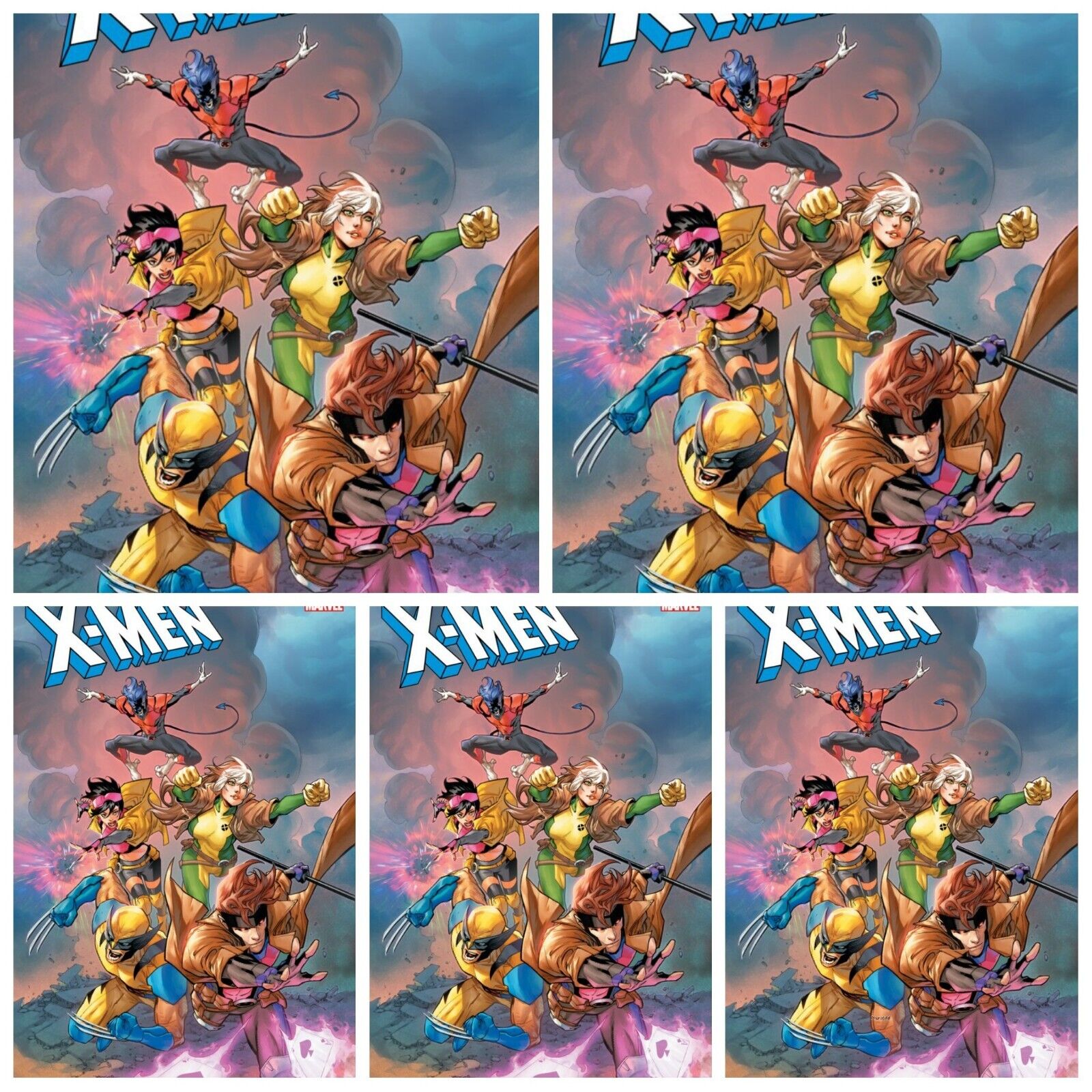 5 Pack Uncanny X-Men #1 Stephen Segovia 8/7 Marvel Comics 2024