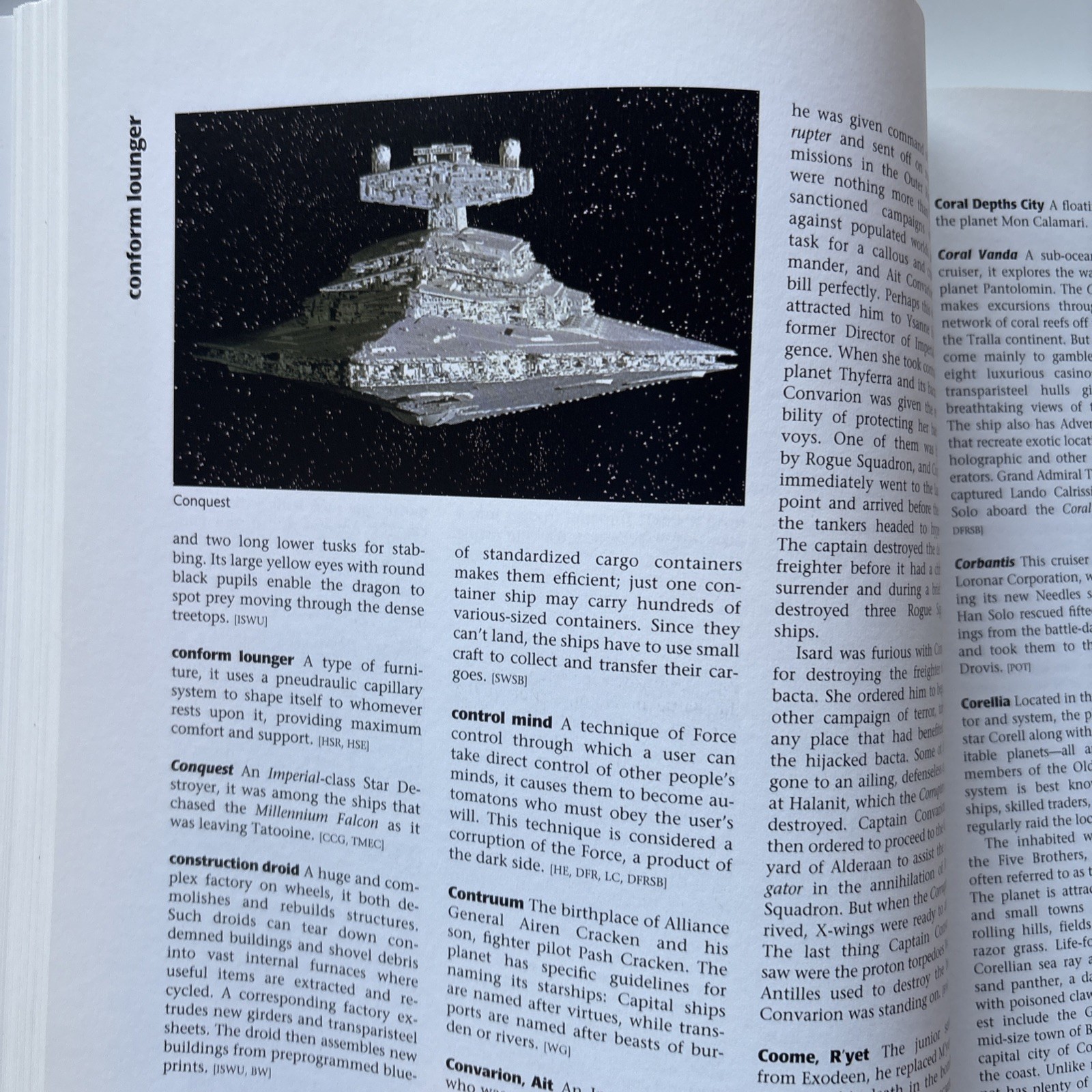 STAR WARS Encyclopedia By Stephen J. Sansweet. The Ballantine Publishing Group.