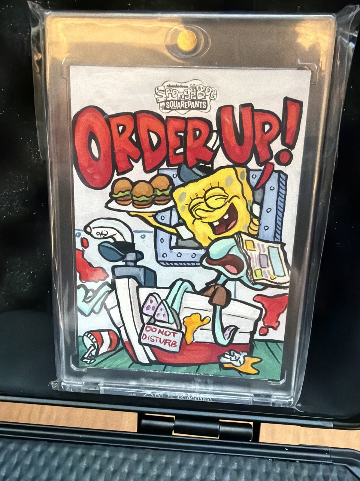 Topps 2025 Chrome SpongeBob 25th - Order Up 1/1 Sketch Auto Kimber Grobman Topps 2025 Chrome SpongeBob 25th - Order Up 1/1 Sketch Auto Kimber Grobman
