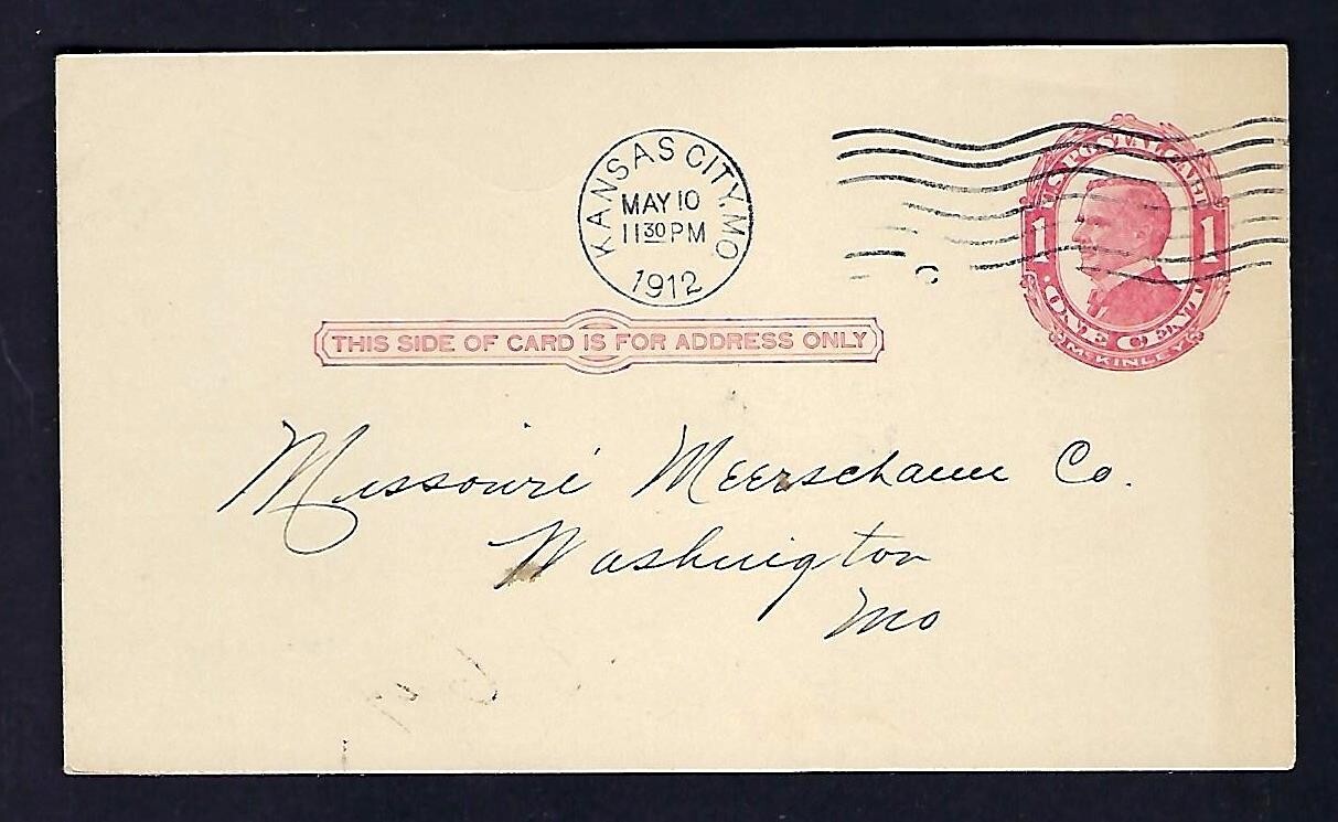 c1912 Advertising Postcard, Missouri Meerschaum Co., Cigars