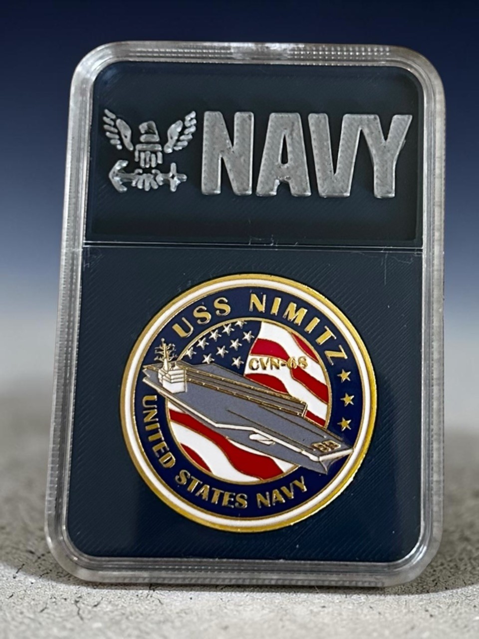 US NAVY Aircraft carrier - USS NIMITZ CVN-68 Naval Challenge Coin ·GREAT GIFT·