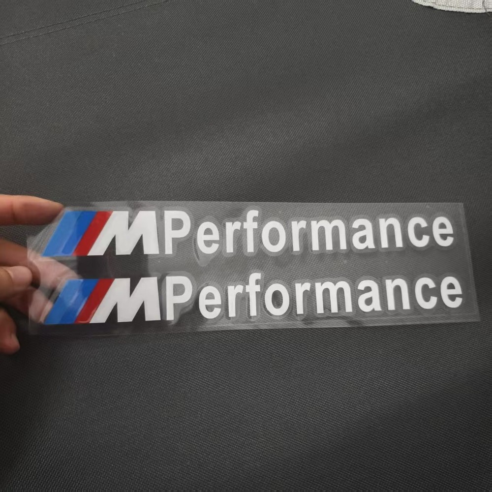 For BMW side skirt stickers 2x M Performance Decals