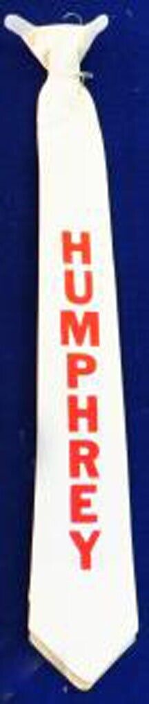 1968 Hubert Humphrey for President clip-on tie