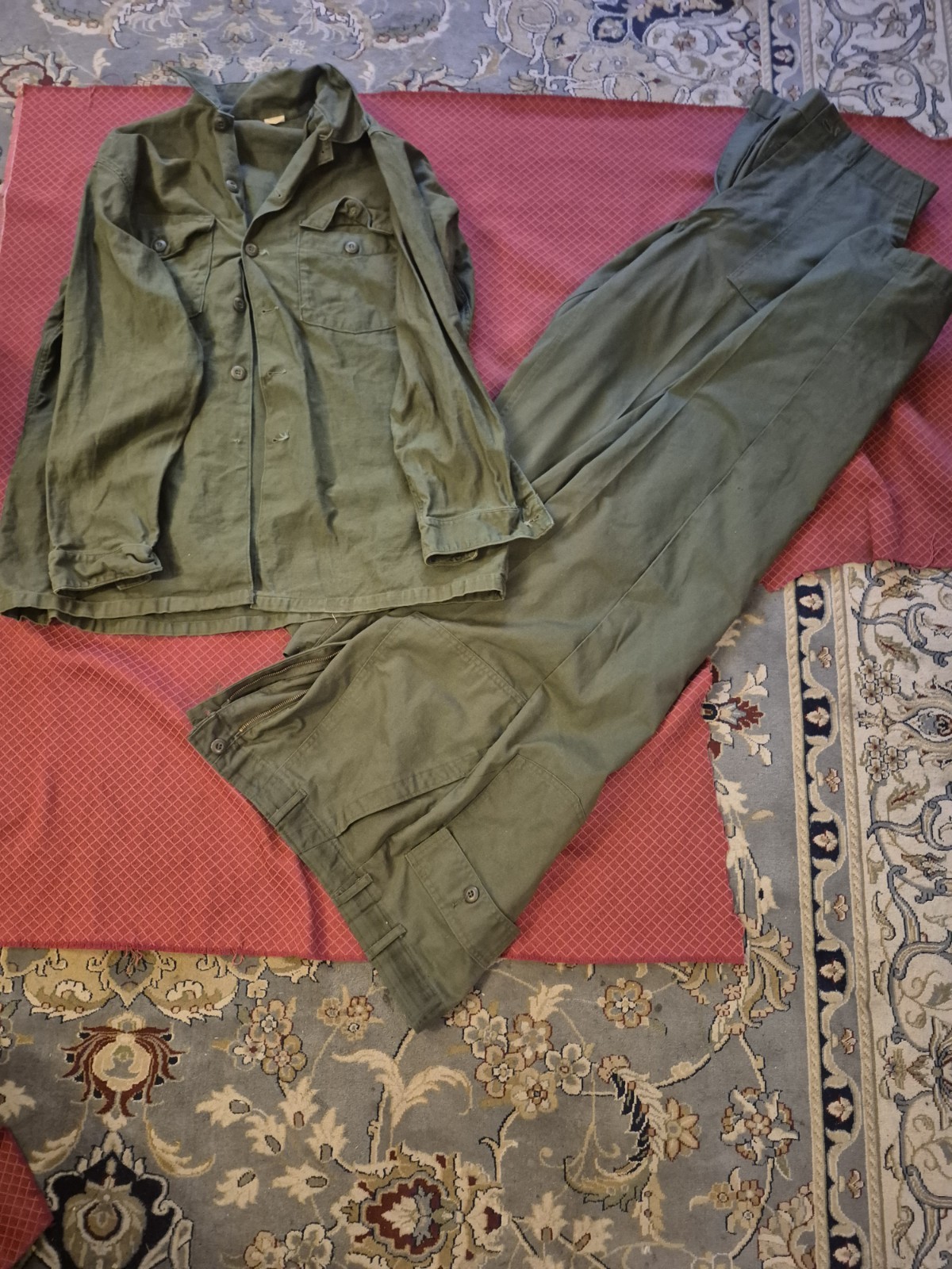 Vietnam Era US Army OG-107 Pattern 1 Top 2 Pants Vietnam Era US Army OG-107 Pattern 1 Top 2 Pants