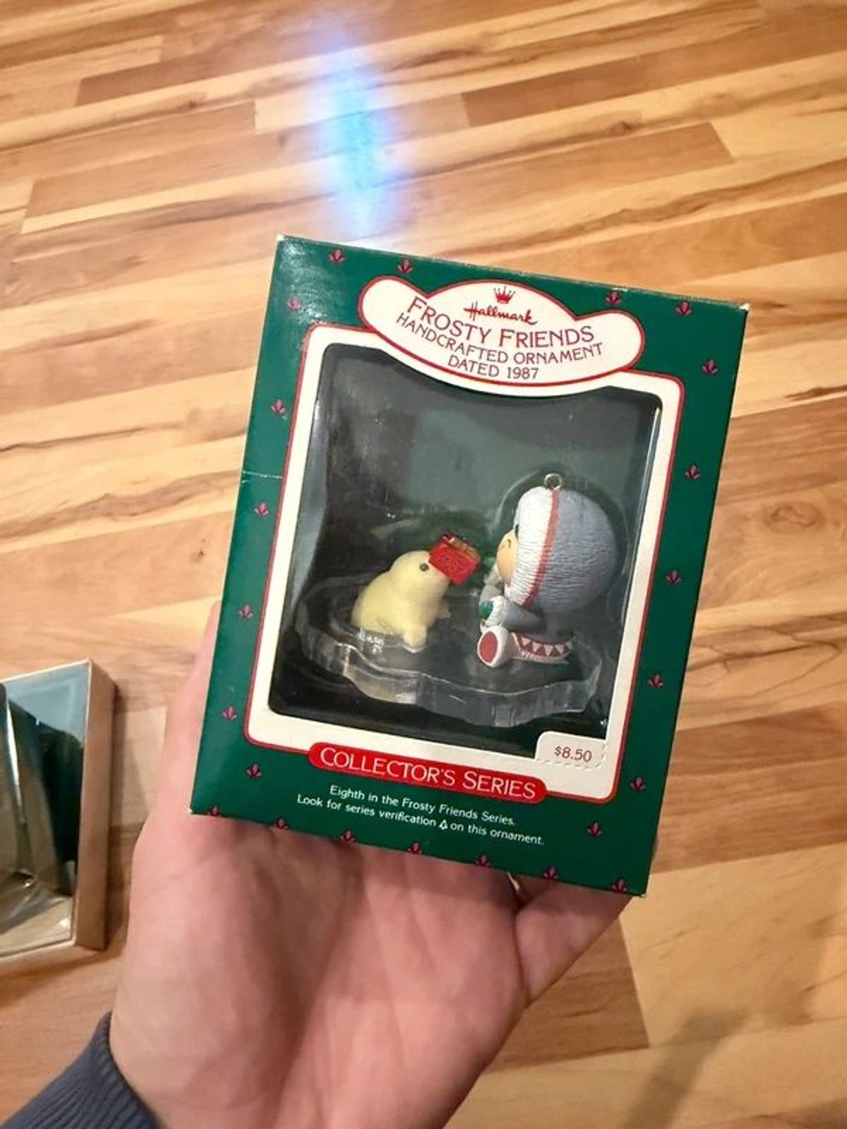 Vintage 1987 Hallmark Frosty Friends #8 Keepsake Ornament Polar Bear