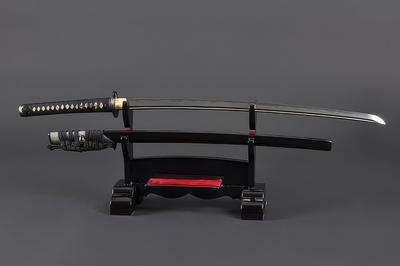 Black Wing Katana - 1095 High Carbon Steel Hand Forged Clay Tempered Full Tang