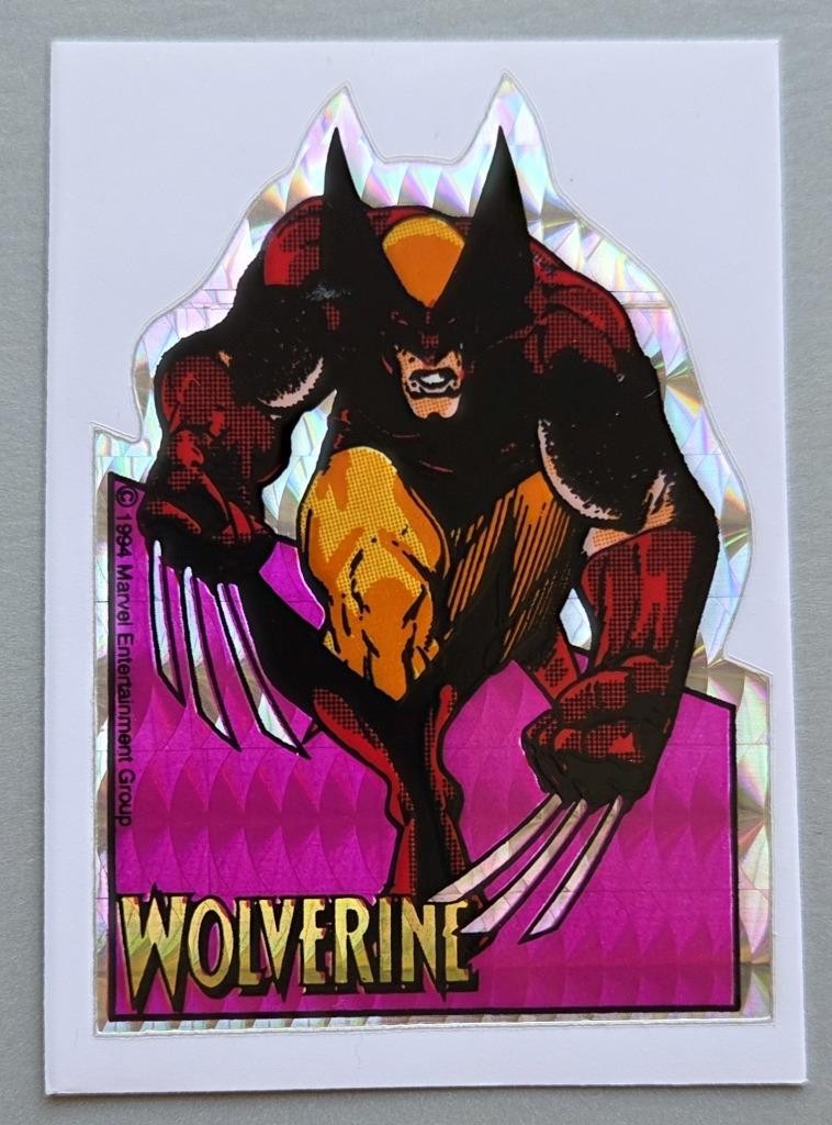 1 Rare VTG Prism Die Cut 1994 Marvel Ent \