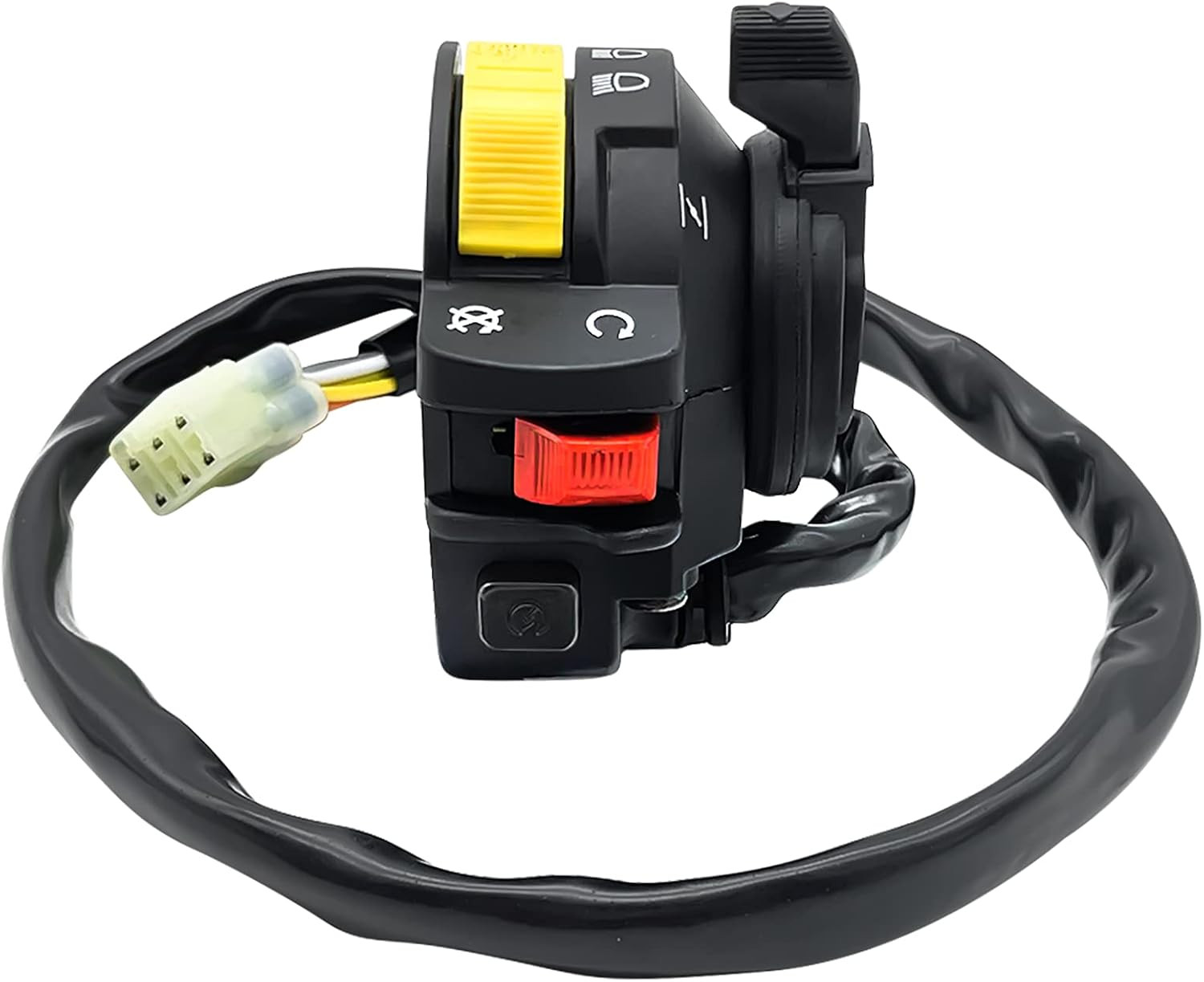 Left Handlebar Start Stop Headlight Switch for Suzuki Eiger 400 Kingquad 400 Vin