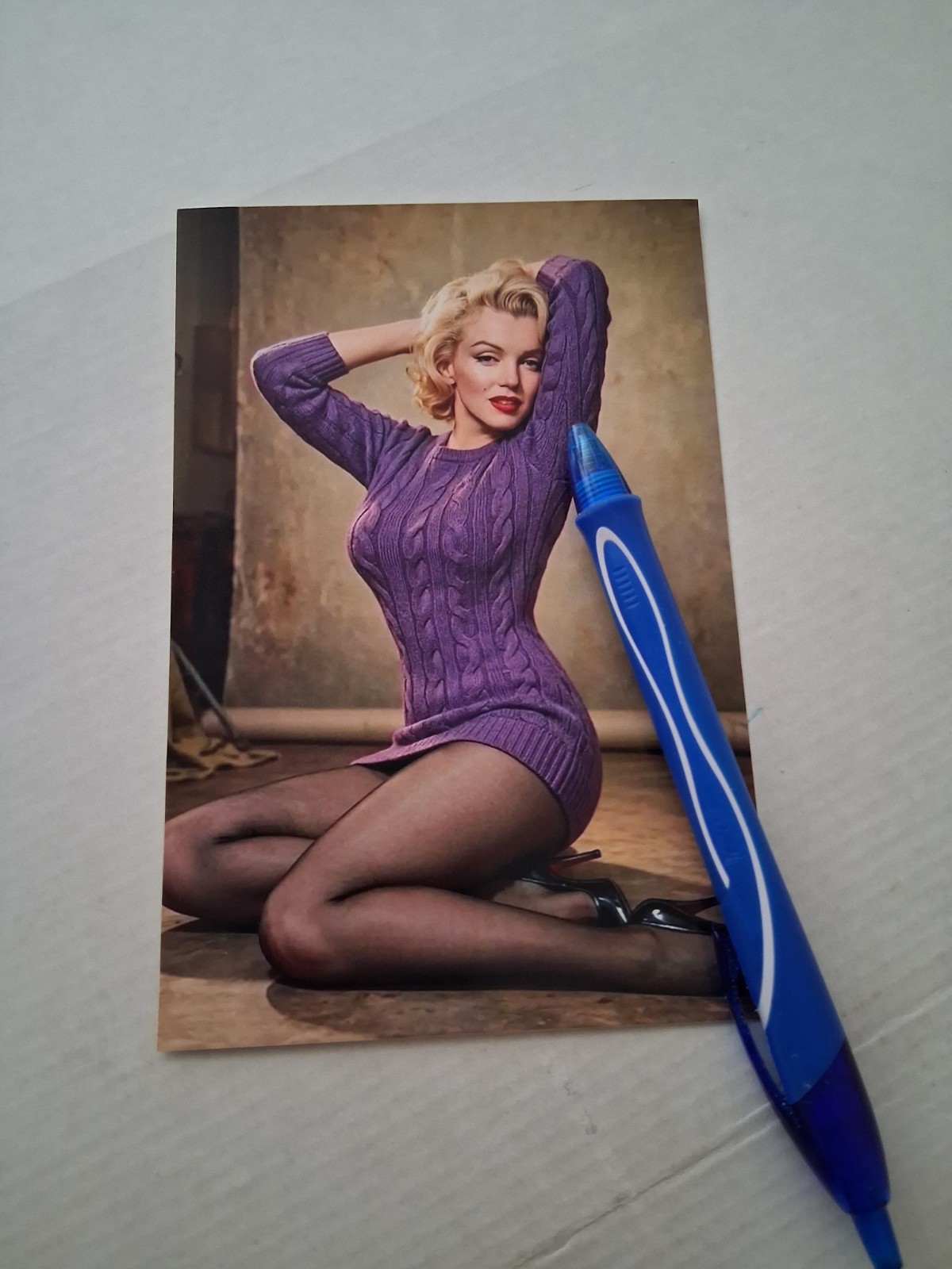 MARILYN MONROE, SEXY 50s BLONDE BOMBSHELL, BEAUTIFUL, MATTE  COLOR 4X6 PHOTO