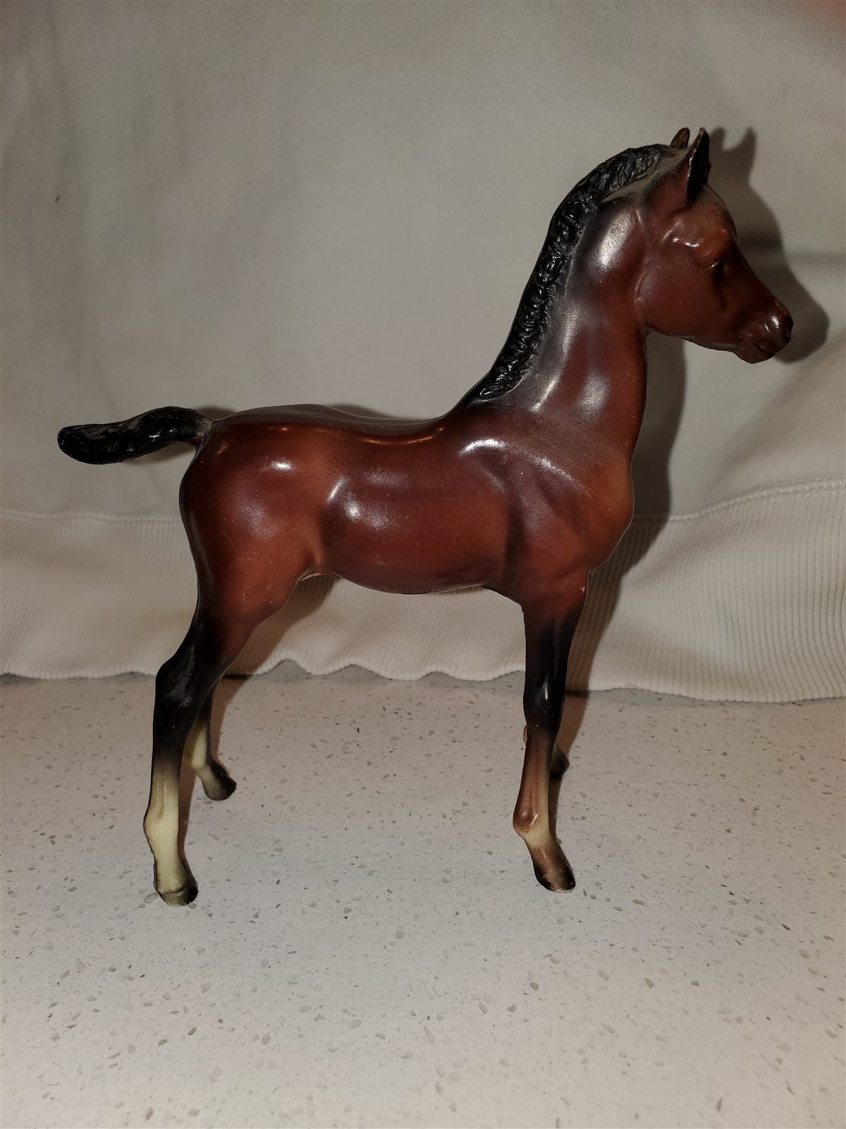 VTG Proud Arabian foal Traditional 218 219 mahogany bay solid face Breyer horse