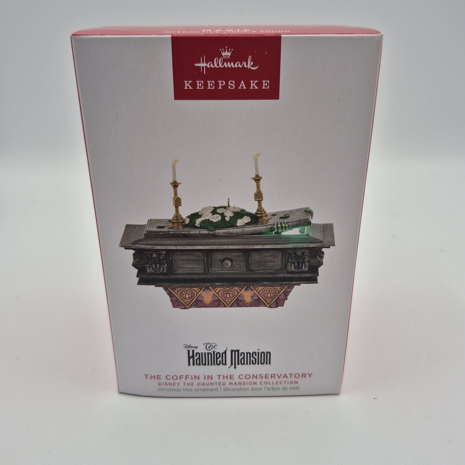 Hallmark Ornament Disney Haunted Mansion Coffin In The Conservatory New 2025 Hallmark Ornament Disney Haunted Mansion Coffin In The Conservatory New 2025