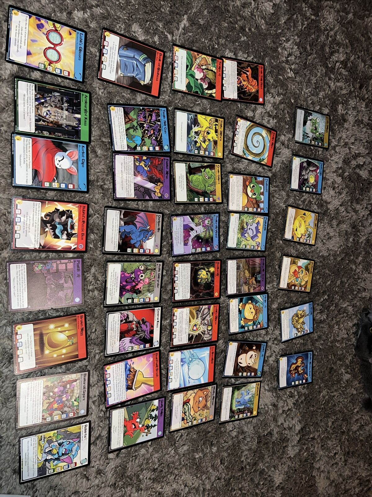 Neopet Trading Cards Lot Of 38
