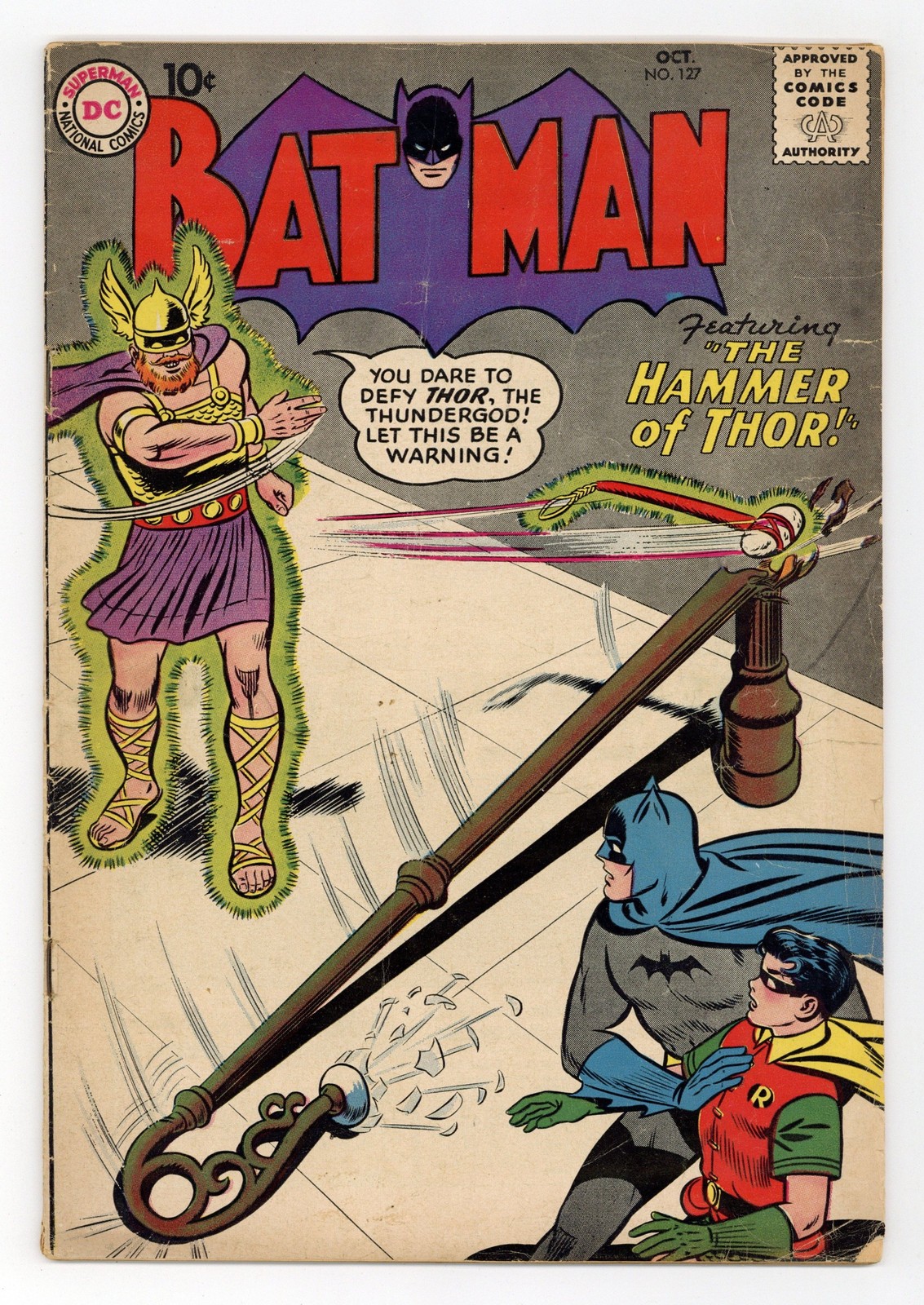 Batman #127 GD/VG 3.0 TRIMMED 1959
