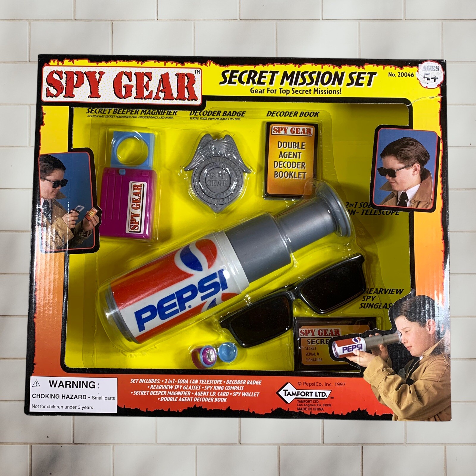 Vintage 1997 Pepsi Spy Gear Secret Mission Agent Toy Set NIB NRFB Vintage 1997 Pepsi Spy Gear Secret Mission Agent Toy Set NIB NRFB