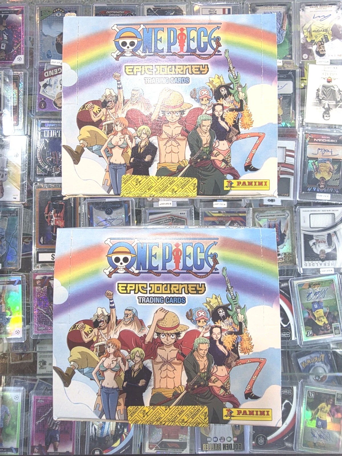 2 Booster Box One Piece Epic Journey Trading Cards  Panini TCG Brand New Sealed