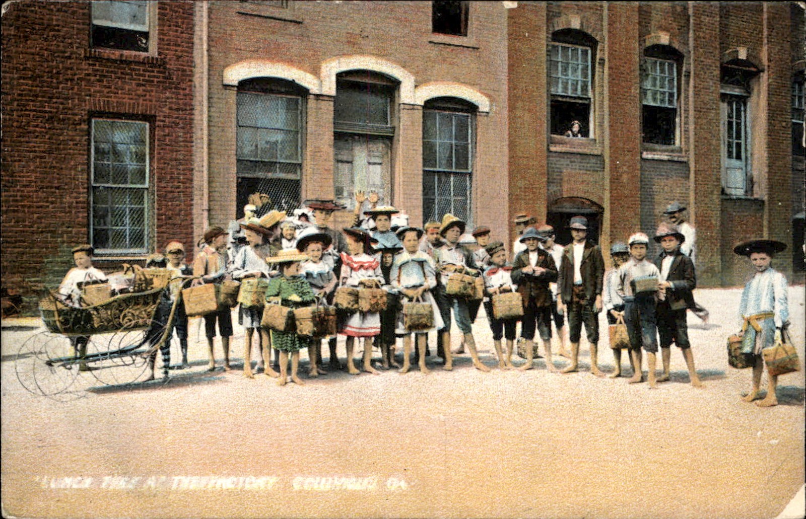 Columbus GA Lunch Factory Child Labor Rotograph Co. c1900s-10s Postcard bhn
